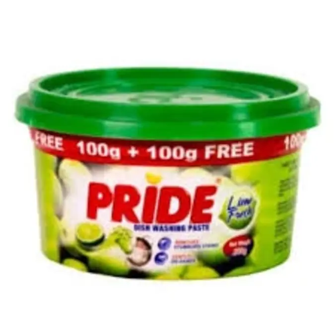 Pride Dish Washing Paste Lime 200g